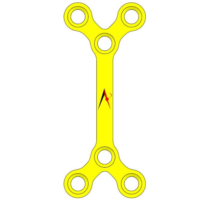 MINI PLATE DOUBLE Y LONG BRIDGE (1.0mm)
