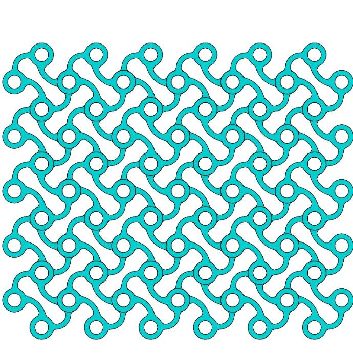 MESH PLATE TITANIUM 1.3 (0.6mm, 45*38)