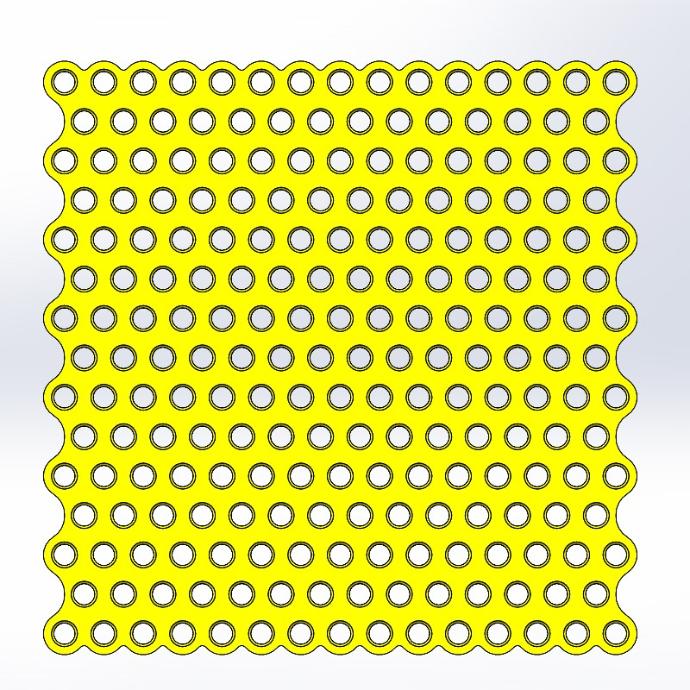 MESH PLATE TITANIUM (0.6mm, 100*100)